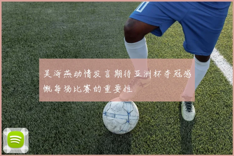 吴海燕动情发言期待亚洲杯夺冠感慨每场比赛的重要性